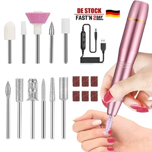 Profi Nagelfräser Elektrische Nagelfeile Nagelfraser Nail Maniküre Set 30000 RPM - Bild 1 von 12