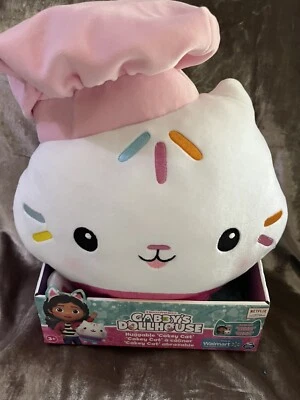 Кукольный домик Dreamworks Gabby's Cakey Cat обнимаемый плюшевый 14 дюймов новый - Изображение 1 из 4