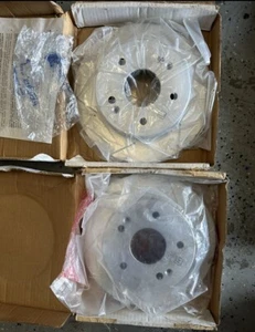 1997-2001 Honda Prelude Powerslot Rear Slotted Rotors 5x114 BRAND NEW - Picture 1 of 3