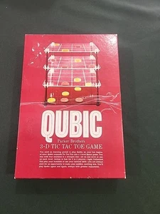 Qubic 3-D Tic Tac Toe Game Parker Brothers 1965 Vintage Complete - Picture 1 of 4
