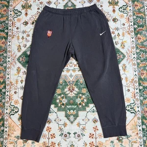 Vintage Nike Sweatpants Mens Gray Joggers Embroidered Logo GCS Athletic Gym - Picture 1 of 5