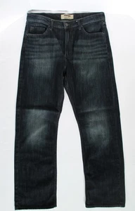 Wrangler Authentics ZM4RBOB Men's 34x32 (measures 35 1/2") Dark Denim Jeans - Picture 1 of 8