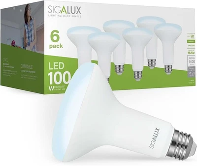 LED Flood Lights Indoor, BR30 Bulb 100W Equivalent, Dimmable Recessed 5000K D... - Image 1 of 4