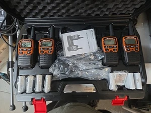 MIDLAND X-Talker Outfitter Quad Pack - 4 Radios and Accessories T79X4VP5 - Zdjęcie 1 z 2