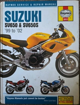 Suzuki SV 650S Haynes Manual Workshop 1999-2002 - Image 1 of 2