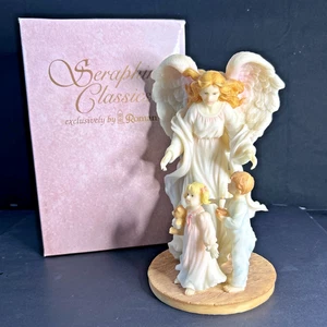 Roman Seraphim Classics Angel Tamara Blessed Guardian & Children 1996 #78070 NIB - Picture 1 of 14