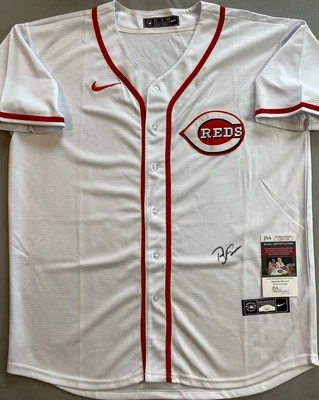 CINCINNATI REDS- TERRY FRANCONA AUTOGRAPH HOME WHITE NIKE JERSEY JSA CD81330 - Image 1 of 3