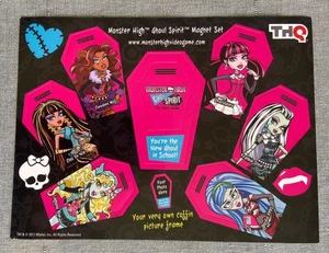 Monster High SDCC Exclusive 2012 Promo School Coffin Ghoul Spirit Magnet Set - Picture 1 of 3