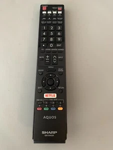 Genuine Original SHARP AQUOS TV Remote Control GB172WJSA OEM FREE RETURNS - Picture 1 of 5