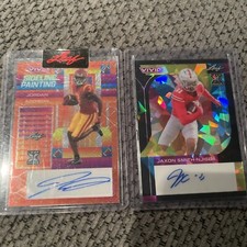 2023 Leaf Vivid Football Jordan Addison 1/1 & Jaxon Smith Njigba 1/5