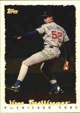 1995 Topps Cyberstats Chicago Cubs Baseball Card #226 Jim Bullinger