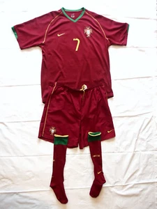 Original Trikot+Shorts+Strümpfe Luís Figo 7 Portugal WM 2006 Nike Gr. XL/L - Bild 1 von 9