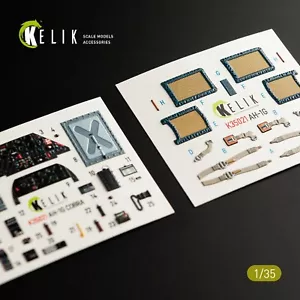 AH-1G Cobra interior 3D decals for ICM kit Scale 1:35 KeliK K35021 For Model Kit - Picture 1 of 7