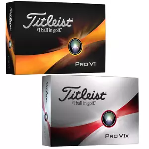 Titleist Pro V1 or Pro V1x Golf Balls, White, One Dozen, Brand New Free P&P - Picture 1 of 25