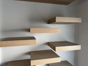 IKEA LACK WANDREGAL / 30 x 26 CM / EICHE HELL / WIE NEU / 3 STÜCK - Bild 1 von 7