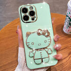 For iPhone 15 14 Pro Max 13 12 11 XS XR Cute Cartoon Hello Kitty Shockproof Case