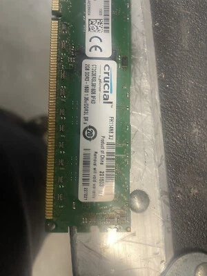 Crucial 2GB DDR3-1600 1.35V CT2G3ERSLS8160B Server Memory Module - Image 1 of 2