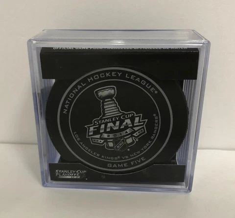 Los Angeles Kings 2014 Stanley Cup Champions vs NY Rangers NHL Hockey Puck Cover
