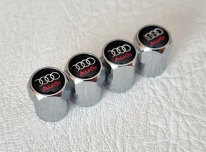 Set x4 Tapones de Valvula para neumaticos Llantas A3 A4 A5 A6 A7 A8 Q5 TT Sline - Imagen 1 de 6