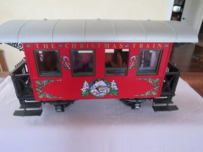 LGB EL TREN ROJO NAVIDAD vagón de pasajeros escala G sin caja - hecho en Alemania Foto 1 de 4
