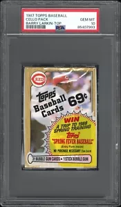 1987 Topps Cello Pack, Barry Larkin RC #648 On Top, Cincinnati Reds, PSA 10 New - Picture 1 of 2