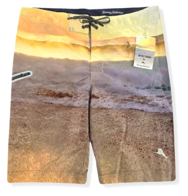 Pantalones Cortos Tommy Bahama Molokai Sunset Break Board - Nuevos con Etiquetas Para Hombres 36 Sunset - #44711-D6 Foto 1 de 2