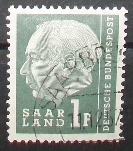 N°944V STAMP GERMAN SAARLAND CANCELED Aus - Picture 1 of 1
