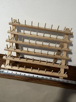 Suporte de rosca organizador rack de armazenamento 60 unidades tampo de mesa parede - Imagem 1 de 3