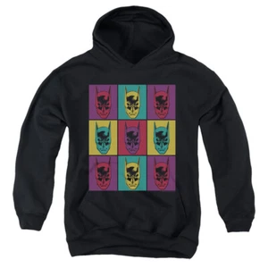 Batman Kids Hoodie Warhol Art Black Hoody - Picture 1 of 1