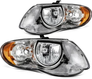 Conjunto de faros para Chrysler Town&Country 2005 2006 2007 par de 3,3 L 3,8 L - Imagen 1 de 9