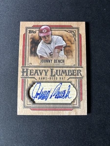 2025 Topps #HLAR2-JB Johnny Bench Heavy Lumber Autograph Relics - Picture 1 of 2
