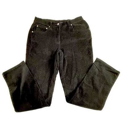 Pantalones de pana LA Blues para mujer cordones vintage 8 negros hadas grunge bruja gótica Foto 1 de 4