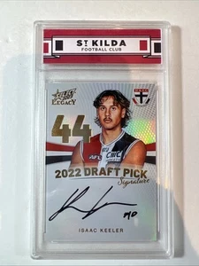 2023 Select AFL Legacy ISAAC KEELER Draft Pick Signature GOLD 84/90 - Picture 1 of 2