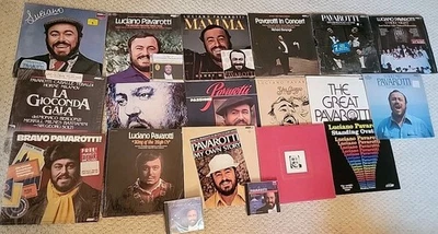 LUCIANO PAVAROTTI LP VINYL Record Lot 18 Total See all Photos Includes Box Set  - Image 1 of 4
