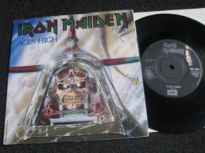 Iron Maiden-Aces High 7" Vinyl-1984 UK-EMI-5502 - Bild 1 von 2