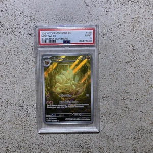 Tarjeta Pokémon rara ilustración llamas obsidiana Ninetales 199/197 PSA 9 COMO NUEVA - Imagen 1 de 2