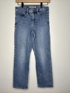 Athleta Girls Jeans Size 6 Straight Leg Medium Wash - Picture 1 of 4