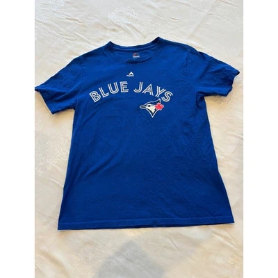 Majestic Blue Jays Josh Donaldson #20 Kids T Shirt Size Large fan gear - Image 1 of 4