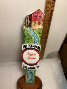 MILLSTREAM BRAUEREI UND BACH ORIGINAL MÜNCHEN Fassbier Zapfhahn Griff. IOWA - Bild 1 von 24