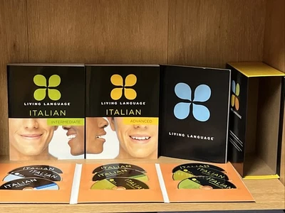 Living Language Italian Learning Course 2 Books 9 Cds ( Missing 1 Book Essential - Image 1 of 4