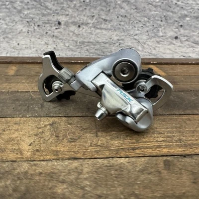 Desviador trasero vintage Shimano RSX RD-A410 jaula larga carretera triple Japón Touring Foto 1 de 4