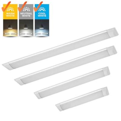 LED 30/60/90/120/150 Wannenleuchte Deckenleuchte Feuchtraumlampe Werkstatt Röhr - Bild 1 von 4