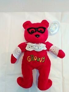 Celebrity Bears # 32 Born A Star Groovy Austin Power Bean Bag Plush with Tag