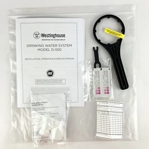 Westinghouse D-550 Drinking Water System Installation User Manual Tools Testing - Picture 1 of 3