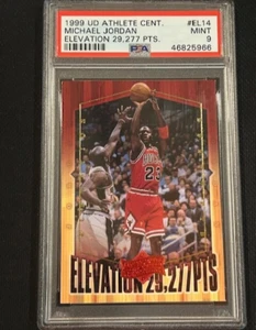 Michael Jordan 1999 Upper Deck Athlete of the Century Elevation #EL14 - PSA 9 - Picture 1 of 2