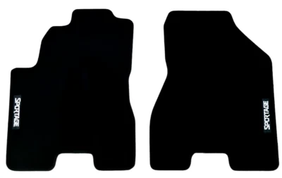 Alfombrillas delanteras de terciopelo para coche para Kia Sportage alfombras impermeables revestimientos automáticos 2 un. Foto 1 de 4