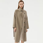 2023 Autumn and winter new double-sided cashmere coat alpaca woolen coat
