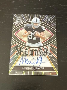 2023 Spectra Michael Mayer Auto Spectral Silver /149 Raiders FT6X - Picture 1 of 3
