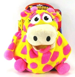 NIB Tummy Stuffers As Seen On TV Yellow & Pink Giraffe Stuffed Plush Animal 2014 - Picture 1 of 5