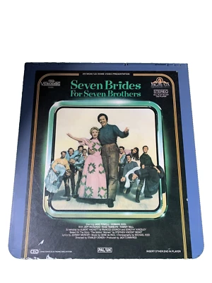 Seven Brides For Seven Brothers CED Videodisc Video Disc Classic PAL/UK  (1954) - Image 1 of 2